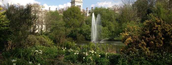 St James's Park Lake is one of Green Space, Parks, Squares, Rivers & Lakes (One).