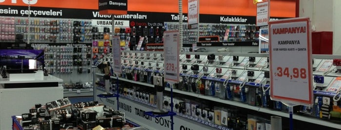 MediaMarkt is one of turkey ambarli shopping.