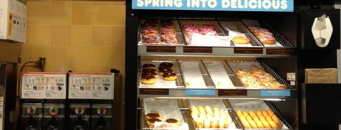Dunkin' is one of Manhattan's Best Coffee by Subway Stop.