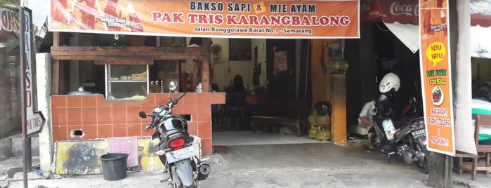Bakso P.Tris (Ronggolawe Barat) is one of Semarang Kuliner.