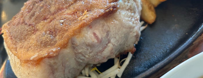 ローストポークわん is one of Restaurant/Yakiniku Sukiyaki Steak.