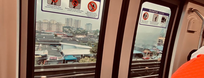 RapidKL Dato Keramat (KJ7) LRT Station is one of Kelana Jaya Line LRT.