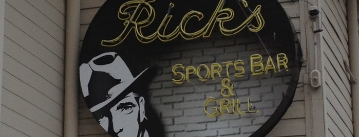 Rick's Sports Bar & Grill is one of bares.