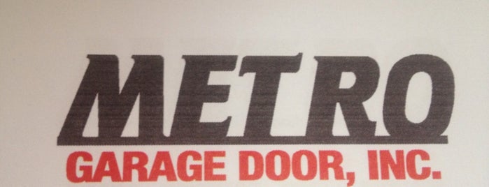 Metro Garage Doors, Inc. is one of Locais curtidos por Chester.