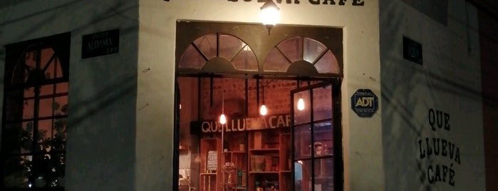 Que Llueva Café is one of Tempat yang Disukai Jacob.