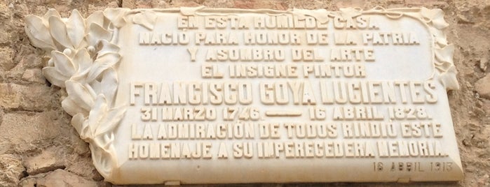 Casa De Goya is one of mapa 1.