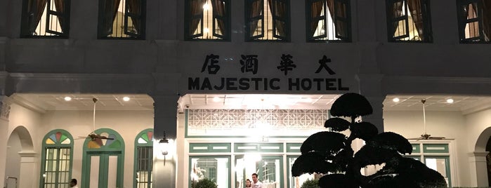 The Majestic Malacca Hotel is one of 말라카. 말레이시아.