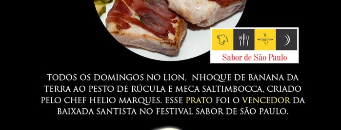 Lion Espaço Gastronômico is one of The Next Big Thing.