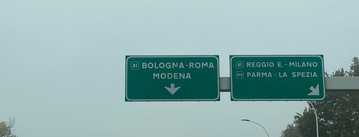 Raccordo A1 - A22 / (MI-NA) - (MO-Austria) is one of Autostrada A1 - «del Sole».