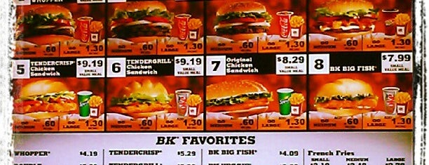 Burger King is one of Orte, die Alejandro gefallen.