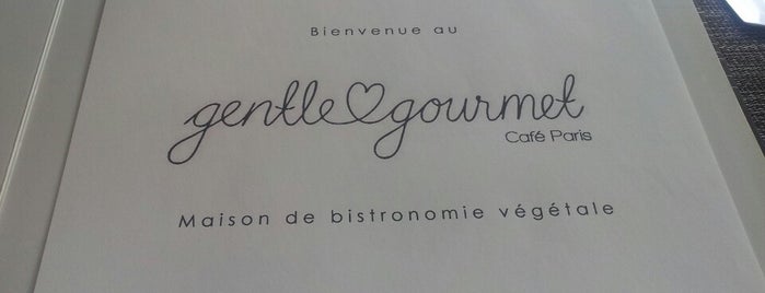 Gentle Gourmet Café is one of Paris.