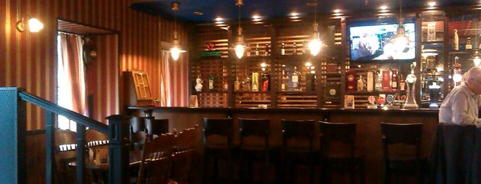 Britannica Pub is one of สถานที่ที่บันทึกไว้ของ Karinn.
