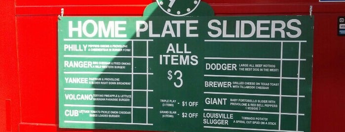 Home Plate Sliders is one of Lieux qui ont plu à edgar.