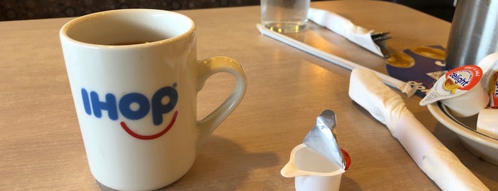 IHOP is one of Places to go to.