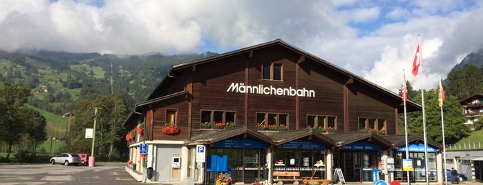 Gondelbahn Grindelwald - Männlichen is one of Tempat yang Disukai Santiago.