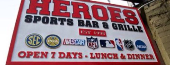 Heroes Sports Bar & Grille is one of Fun Bars.