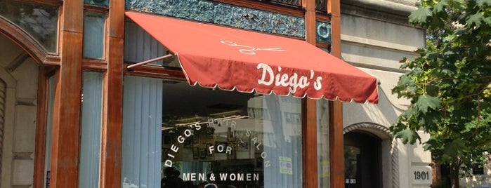 Diego's Hair Salon is one of Lieux sauvegardés par Gianfranco.