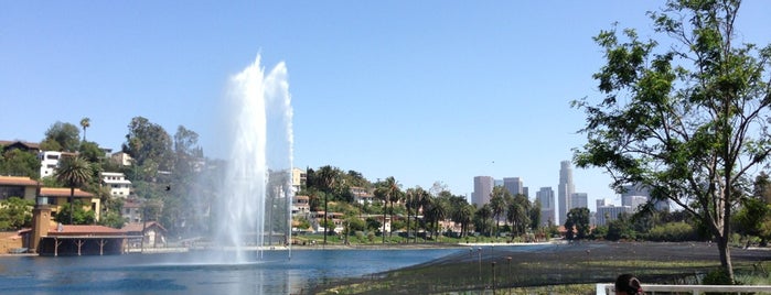 Echo Park Lake is one of Los Angeles.