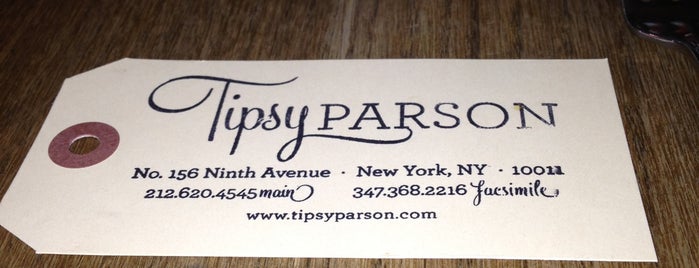Tipsy Parson is one of NYC Favs.