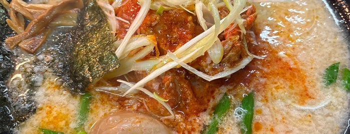 屋台ラーメン とんこつ貴生 is one of 麺 食わせろψ(｀∇´)ψ.