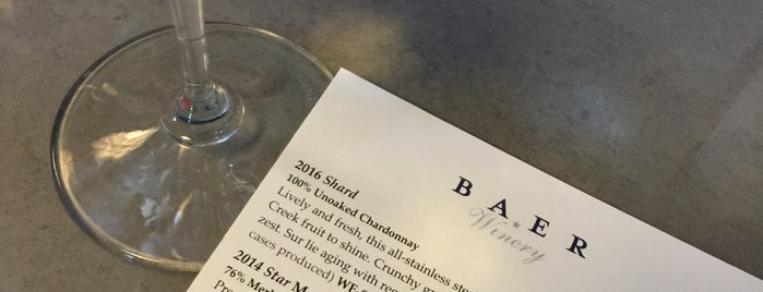 Baer Winery is one of Woodinville Wineries.