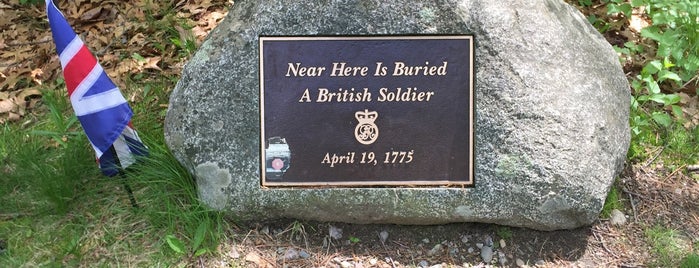 British Soldier Burial Site is one of Concord, MA.