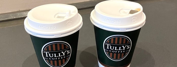 Tully's Coffee is one of 充電設備あり?(未確認).