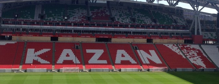 Kazan Arena is one of Стадионы Российской Премьер-Лиги.