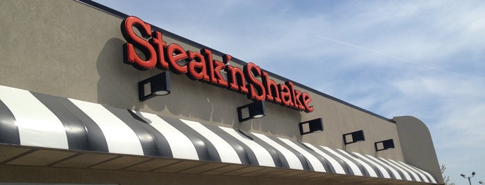 Steak 'n Shake is one of where you can find me..