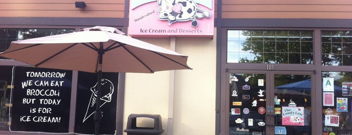 The Comfy Cow is one of Best Places to Get Ice Cream.
