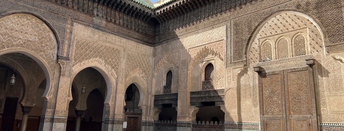 El Madrasa El Bouânania is one of Lugares favoritos de Carl.