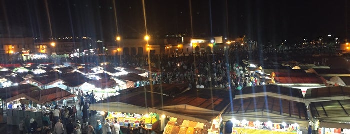 Place Jemaa el-Fna is one of Morocco/Tunisia.