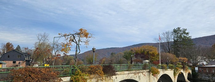 Shelburne Falls, MA is one of Holiday Hot Spots.