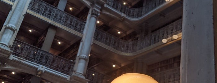 George Peabody Library is one of 50 Beautiful Places.