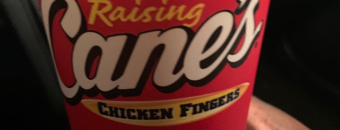 Raising Cane's Chicken Fingers is one of Traveling Faves.