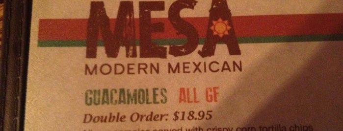Mesa Modern Mexican is one of Easton spots.