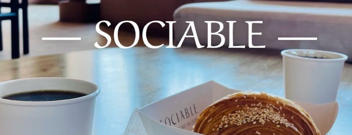 SOCIABLE is one of Riyadh coffee.