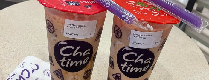 Chatime is one of Tea junkie.