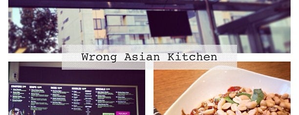 Wrong Asian Kitchen is one of Lugares favoritos de Minna.