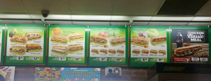 Subway is one of Blenhiem.