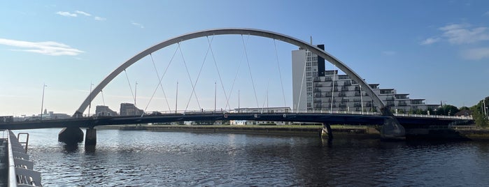 Clyde Arc (Squinty Bridge) is one of Favourite places in Glasgow.