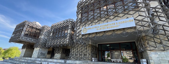 Biblioteka Kombetare is one of Pristina (Priština).