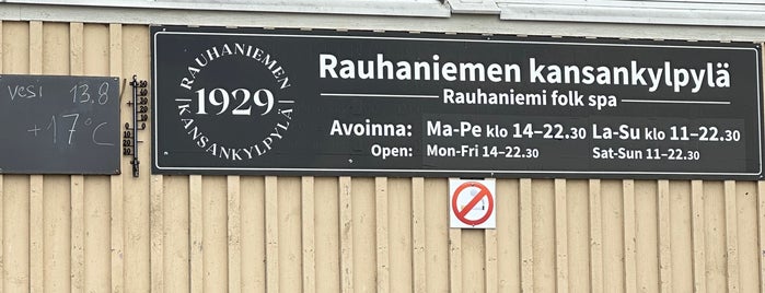 Rauhaniemen kansankylpylä is one of Places I have been.