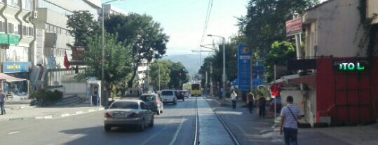 Gazcılar Tramvay Durağı is one of T1 Kent Meydanı - Heykel Tramvay Hattı.