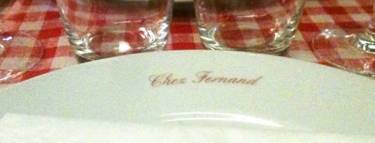 Chez Fernand is one of Paris.