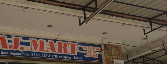 AJ Mart is one of Top 10 favorites places in Batam,kepri.