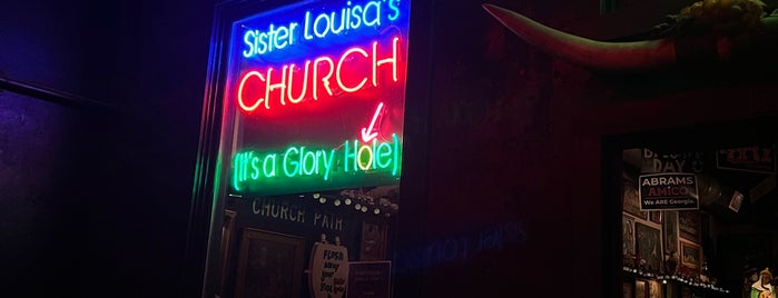 Sister Louisa's CHURCH (It's a Glory Hole!) is one of Augusta/Athens/Columbia.