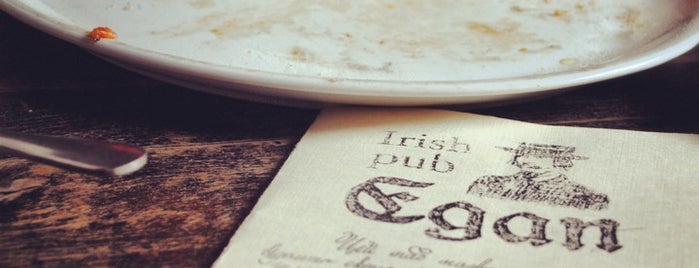 Irish Pub «Egan» is one of Andriy : понравившиеся места.