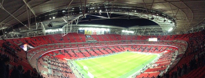 Wembley Stadium is one of London.