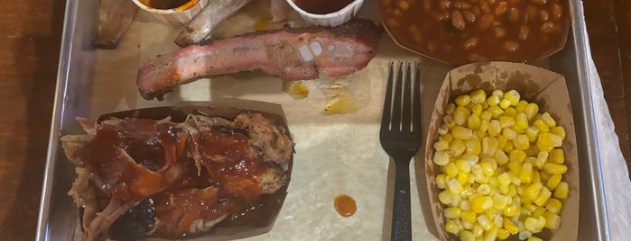 Tin Roof BBQ is one of Texas Delights.